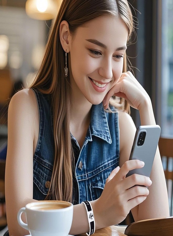 أساور PWMEMLK بآيات الكتاب المقدس للرجال والنساء، سوار معصم مسيحي بتقنية NFC مع آية يومية، مجوهرات WWJD، هدية لمحبي الكتاب المقدس، هدايا للحفلات في عيد الميلاد ورأس السنة الجديدة - Image 5